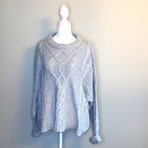 Aerie Sweater Top Cable Knit